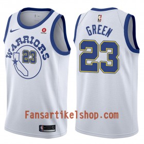 NBA Golden State Warriors Trikot Draymond Green 23 Nike 2017-18 Hardwood Classics Weiß Swingman - Herren